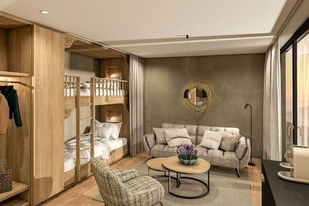 Die neuen Familien.Nest-Zimmer im Bodenmaiser Hof bieten Rückzugsmöglichkeiten, aber auch  Platz für einen Spieleabend