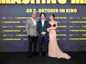 Dwayne Johnson, Benny Safdie und Emily Blunt Dwayne Johnson, Benny Safdie und Emily Blunt