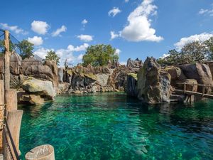 Blick in die neue Erlebniswelt "Feuerland" im Zoo Leipzig Blick in die neue Erlebniswelt "Feuerland" im Zoo Leipzig