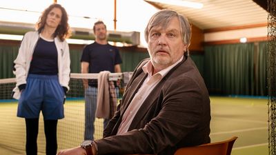 Melanie (Anja Knauer), Platzwart Hans Günther  Schnippering (Milan Peschel) und Heribert (Hape Kerkeling