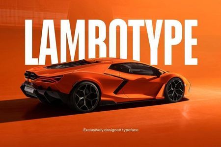 Neue Schriftart für Lamborghini