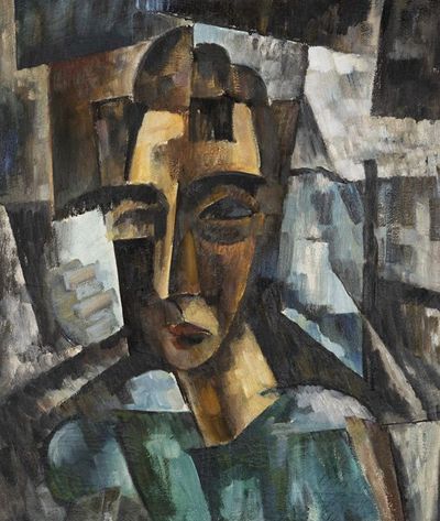 Raoul Hausmann: Ohne Titel (Hannah Höch), um 1916