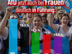 Jetzt laufen auch noch die Frauen, zur AfD über Jetzt laufen auch noch die Frauen, zur AfD über