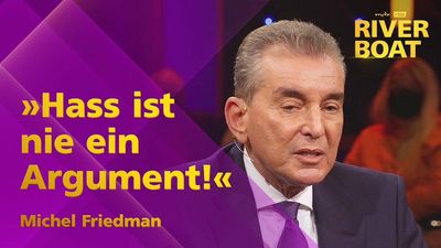 Michel Friedman will Hass nicht akzeptieren