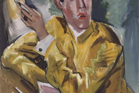 Jockey mit Zigarette von Max Pechstein