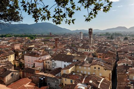 Blick auf die Stadt Lucca 