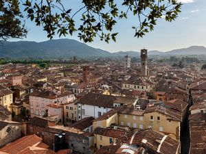 Blick auf die Stadt Lucca Blick auf die Stadt Lucca