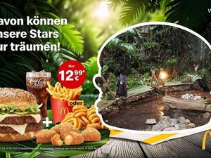 McDonald's ist wieder dabei und versorgt die ausgeschiedenen Kandidaten mit Big Macs McDonald's ist wieder dabei und versorgt die ausgeschiedenen Kandidaten mit Big Macs
