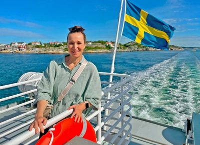 Eberhardt-Reisemanagerin Anna Stiebing unterwegs in Göteborgs Schärengarten
