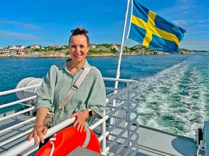 Eberhardt-Reisemanagerin Anna Stiebing unterwegs in Göteborgs Schärengarten