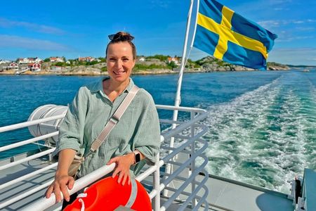 Eberhardt-Reisemanagerin Anna Stiebing unterwegs in Göteborgs Schärengarten