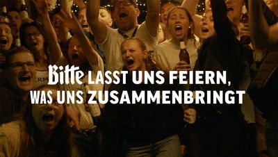 Bitburger bittet zur Fußball-Party. Das Key Visual zur EM-Kampagne