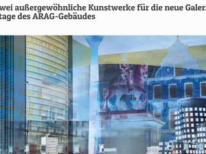 Der Künstler Norbert Schäfer hat für die ARAG ein außergewöhnliches Kunstprojekt umgesetzt. Hier einige Impressionen davon Der Künstler Norbert Schäfer hat für die ARAG ein außergewöhnliches Kunstprojekt umgesetzt. Hier einige Impressionen davon