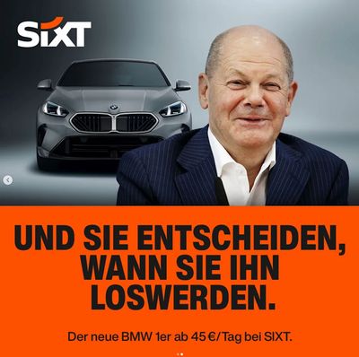 Sixt bringt es wieder einmal auf den Punkt
