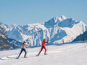 Bergauf, bergab geht es auf bestens gepflegten Loipen im Defereggental in Osttirol/Österreich