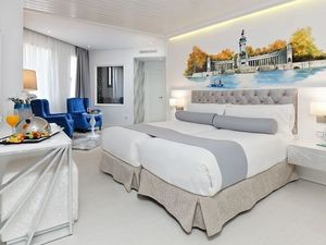 Die 200 Zimmer des Grupotel Mayorazgo in der spanischen Hauptstadt Madrid sind allesamt individuell gestaltet Die 200 Zimmer des Grupotel Mayorazgo in der spanischen Hauptstadt Madrid sind allesamt individuell gestaltet