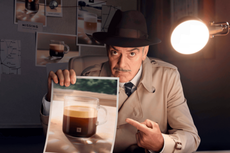 George Clooney ist den Nespresso-Kaffeekapseln auf der Spur