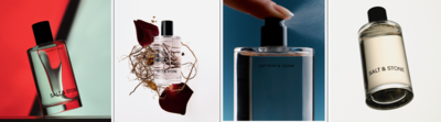 Das SALT & STONE BODY MIST in vier Duftvarianten 