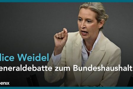 Aber auch Weidel tritt an diesem Tag gemäßigter auf als sonst.