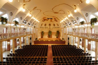 Selbst für Blasmusik-Rookies wird das Internationale Brassfestival im Ambiente des Meraner Kursaales zu einem faszinierenden Erlebnis