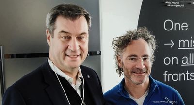 Markus Söder mir Alex Karp