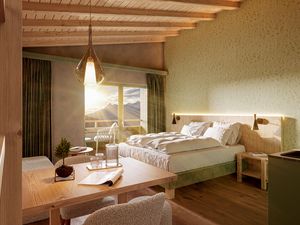 Die Zimmer im Hotel AUI vereinen modernes alpines Design mit natürlichen Materialien und einer zurückhaltenden Farbwelt Die Zimmer im Hotel AUI vereinen modernes alpines Design mit natürlichen Materialien und einer zurückhaltenden Farbwelt
