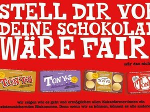 Bei Rewe gibt es ab sofort Tafeln von Tony's Chocolonely Bei Rewe gibt es ab sofort Tafeln von Tony's Chocolonely