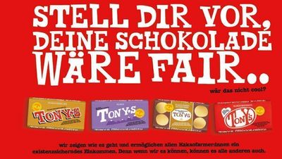Bei Rewe gibt es ab sofort Tafeln von Tony's Chocolonely