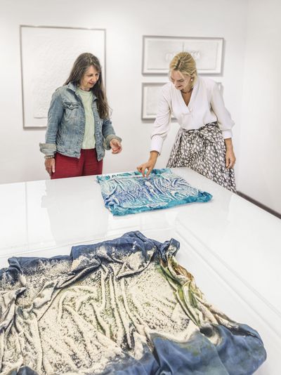 Work in Progress – v.l.: Ulrika Eller-Rüter und Jenny Geißler-Bentler
