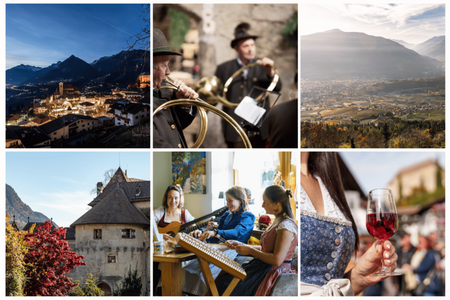 Wandern, Wellness und Genuss in Südtirol stehen während der Veranstaltungsreihe „Schenna entschleunigt“ im November auf dem Programm