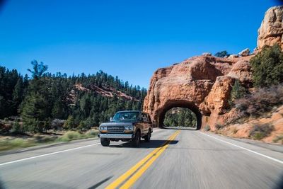 Der Scenic Byway 14 bei Cedar City überrascht mit Lavafeldern, dem Lavatunnel "Mammoth Cave" und Zugang zum Dixie National Fores