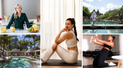 V.l.n.r.: Clarissa Lenherr, Dinarobin Spa, Victoria Wald, Tour aux Biches Spa, Ellie Downie