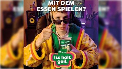 Cenkgo genießt seinen Knorr Snack Pot