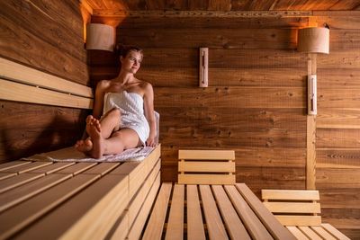 Sauna Herbst im Trattlerhof