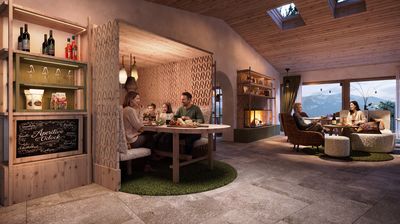 Als Rückzugsorte dienen kuschelige Daybeds oder Sitzecken im ganzen Haus