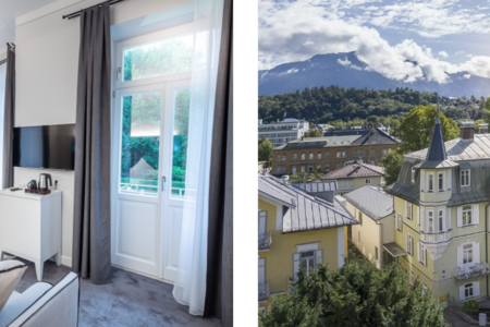 In Bad Reichenhalls Villenviertel ist die Villa Rein auf den ersten Blick eine von vielen. Erst im Inneren offenbaren sich die sorgfältigen und liebevollen Mühen der Restaurierung