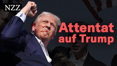 75 Sekunden nachdem er angeschossen wurde steht Donald Trump blutverschmiert  auf.