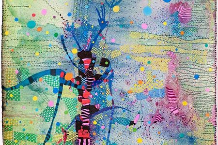Huguette Caland: Rossinante Under Cover VII (Dragonfly), 2011