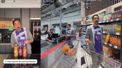 Eko Fresh entdeckt ein Produkt mit seinem Namen im Supermarkt