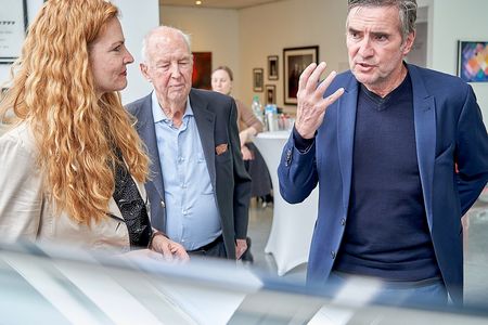 Sandra Abend, Hans-Jürgen Braun und Mischa Kuball