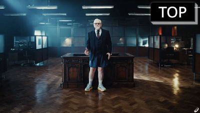 Brian Cox in seiner neuesten Rolle – für Asics