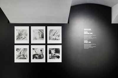 Blick in die Ausstellung VIER AKTIONEN