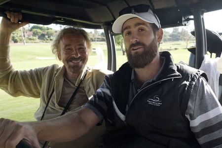 Thomas und Roman Gottschalk gemeinsam auf dem Golfplatz