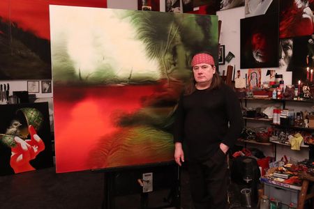 Igor Oleinikov in seinem Berliner Atelier 