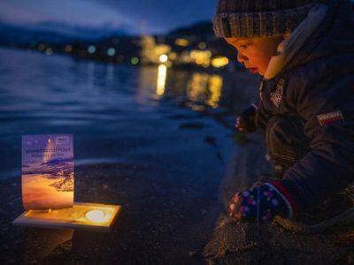 Millstätter See: Wunsch-Schiffchen auf Reisen schicken