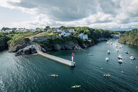 Die Südküste der Bretagne ist von vielen Flussmündungen geprägt
