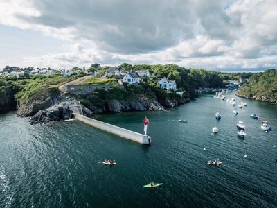Die Südküste der Bretagne ist von vielen Flussmündungen geprägt
