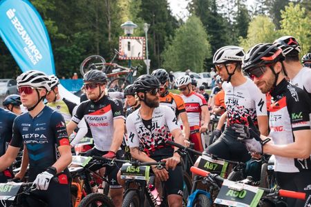 Spannend: Startschuss beim Mountainbike-Marathon