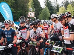 Spannend: Startschuss beim Mountainbike-Marathon