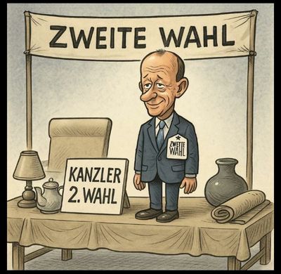 Friedrich Merz wird in Deutschland nichts ändern. Er bleib ein Kanzler der zweiten Wahl